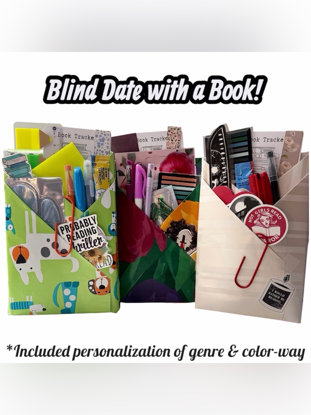Blind Date Bundles! Genre & color way your choice!